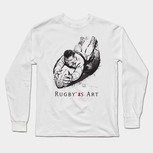 Rugby Try by PPereyra Long Sleeve T-Shirt